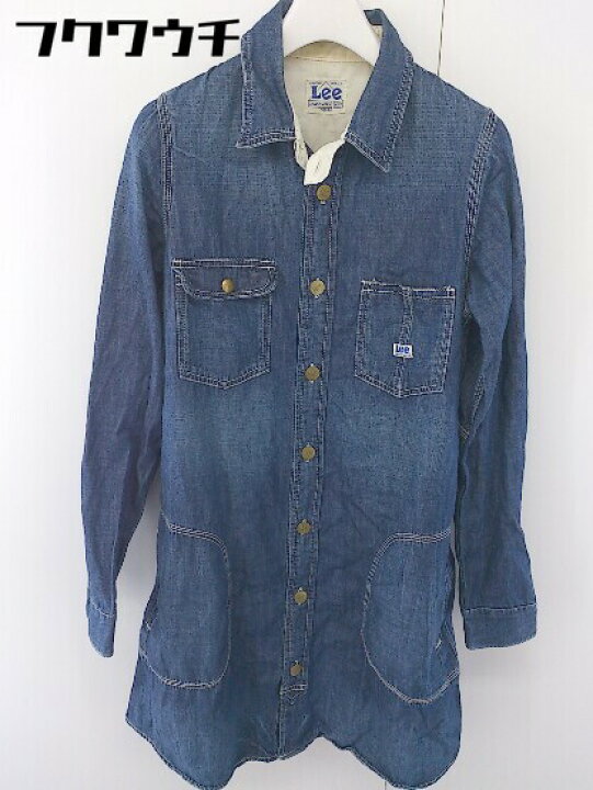 待望 Lee リー Urban Research Rosso 長袖 ミニ デニム シャツ ワンピース サイズm ライトブルー レディース Www iwearparts Com