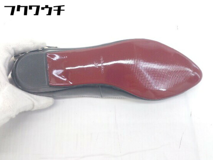 楽天市場 Mayla Classic マイラクラシック リボン フラット パンプス シューズ サイズ37 ブラック レディース 中古 フクワウチ