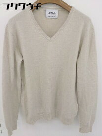 ◇ BEAUTY & YOUTH UNITED ARROWS WOOL＆CASHMERE 長袖 ニット セーター ベージュ系 レディース 【中古】