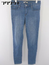 ◇ Levi's リーバイス 711 SKINNY ストレッチ デニム ジーンズ パンツ サイズ27 インディゴ レディース 【中古】