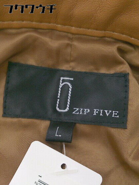 楽天市場】◇ ZIP FIVE ジップファイブ シングル フェイクレザー 長袖