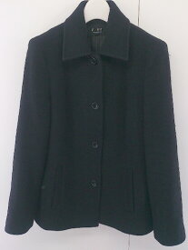 ◇ M-PREMIER エムプルミエ アンゴラ混 長袖 ジャケット サイズ38 ブラック レディース 【中古】