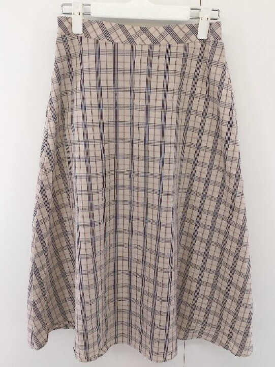 楽天市場】◇ ROPE PICNIC ロペピクニック チェック 膝下丈 フレア スカート サイズ40 ベージュ レディース 【中古】 : フクワウチ 楽天市場】◇ ROPE PICNIC ロペピクニック チェック 膝下丈 フレア スカート サイズ40 ベージュ レディース 【中古】 : フクワウチ