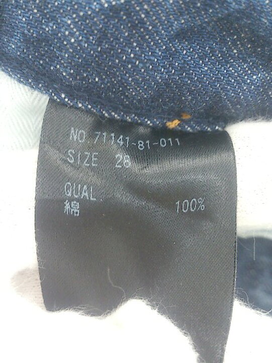 ◇ BRANDNEWOLD ブランニューオールド デニム ワイド パンツ サイズ28 インディゴ レディース 【中古】 フクワウチ ブランニューオールドジーンズ