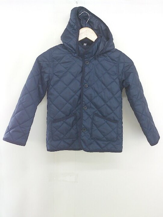 楽天市場 Muji 無印良品 ムジルシ キッズ 子供服 キルティング 長袖 中綿 ジャケット サイズ130 ネイビー メンズ 中古 フクワウチ
