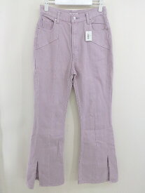 ◇ SLY スライ JEANS スリット デニム フレア パンツ サイズ26 ピンク レディース 【中古】