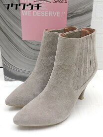 ◇ ◎ Jeffrey Campbell ジェフリーキャンベル サイドゴア ショート ヒール ブーツ サイズ36 ブラウン系 レディース 【中古】