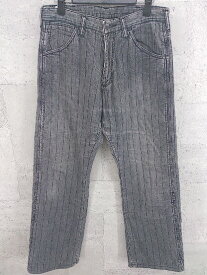 ◇ Wrangler × takeo kikuchi ブラックデニムキルティングパンツ 2 グレー ブラック メンズ 【中古】