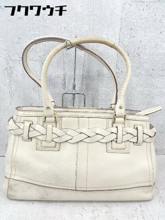 楽天市場】□ COACH コーチ 10528 ハンド バッグ ベージュ系