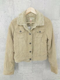 ◇ Abercrombie&Fitch アバクロンビー＆フィッチ コーデュロイ 長袖 ブルゾン ジャンパー M ベージュ レディース 【中古】