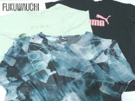 ◇ Puma プーマ まとめ売り3点セット Mサイズのみ 半袖 Tシャツ カットソー レディース 【中古】