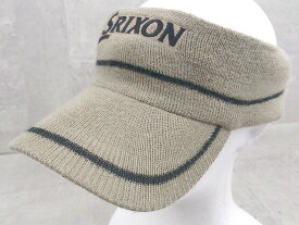 ◇ SRIXON スリクソン ニット サンバイザー ベージュ レディース 【中古】