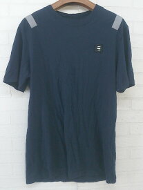 ◇ G-Star RAW ジースターロウ リフレクター デザイン 半袖 Tシャツ カットソー サイズXS ネイビー グレー メンズ P 【中古】