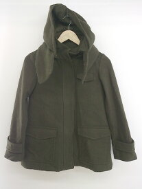 ◇ green label relaxing UNITED ARROWS フード付き 長袖 ジップアップ コート サイズ36 カーキ レディース P 【中古】