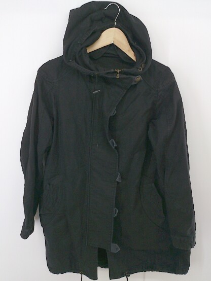 ◇ TSUMORI CHISATO ツモリチサト 長袖 モッズ コート サイズ1 ブラック レディース P  