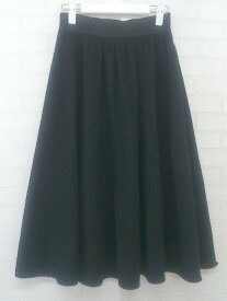 ◇ ONEILL オニール ウエストゴム ミモレ フレア スカート サイズF36 US6 ブラック レディース P 【中古】