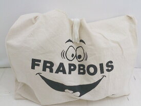 ◇ FRAPBOIS フラボア ロゴ トート バッグ ベージュ ブラック レディース P 【中古】