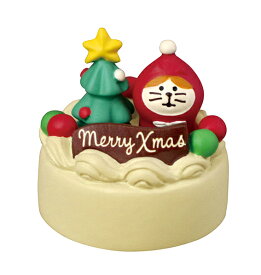 decoleconcombreCHRISTMAS2022 タイムスリップ昭和のクリスマスレトロクリスマスケーキ