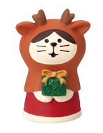 decoleconcombreCHRISTMAS2024 星に願いをねこずきんトナカイ