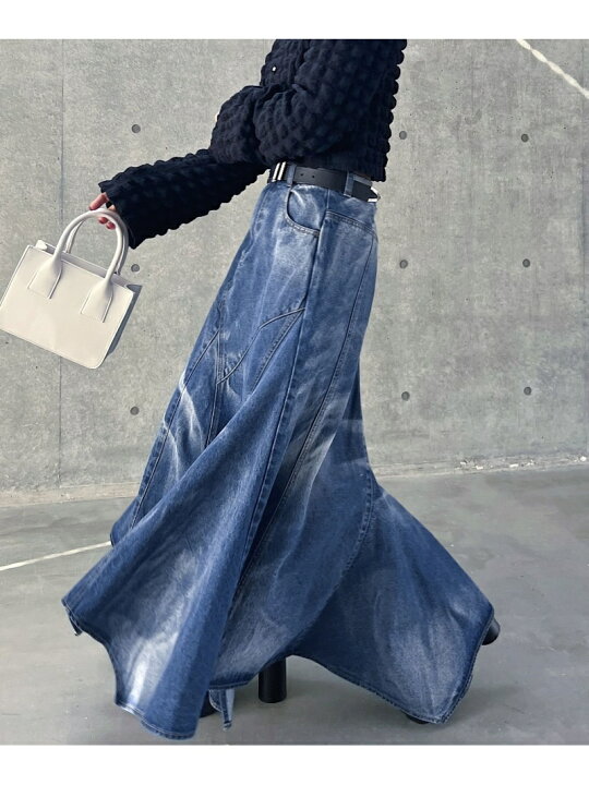 楽天市場】【SALE／16%OFF】(W)シアーブリーチデニムSK PAGEBOY ページ  