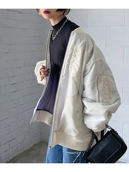 楽天市場】【SALE／46%OFF】(W)ルーズMA-1 PAGEBOY ページボーイ 