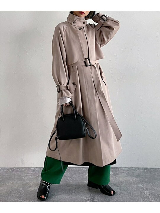 楽天市場】【SALE／44%OFF】(W)クリアスタンドトレンチコート PAGEBOY 