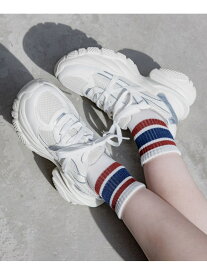 【SALE／36%OFF】ダットコンビソールスニーカー PAGEBOY ページボーイ シューズ・靴 スニーカー ホワイト ブラック シルバー【RBA_E】【送料無料】[Rakuten Fashion]