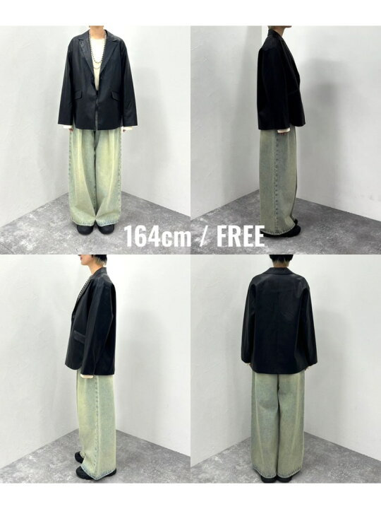 楽天市場】【SALE／50%OFF】フェイクレザーテーラーシャツジャケット 