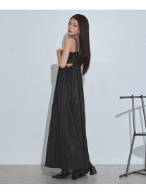 【SALE／61%OFF】レザーライクウエストスリットワンピース PAGEBOY ページボーイ ワンピース・ドレス ワンピース ブラック【RBA_E】[Rakuten Fashion]
