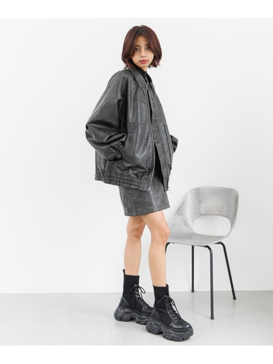 楽天市場】サンドヴィンテージレザースカート PAGEBOY ページボーイ 