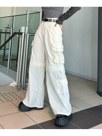 【SALE／56%OFF】2WAYカーゴハーフパンツ PAGEBOY ページボーイ パンツ その他のパンツ ブラック ホワイト カーキ【RBA_E】[Rakuten Fashion]