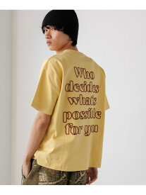 【SALE／60%OFF】【PBLIM/3サイズ展開】クラフトロゴT PAGEBOYLIM ページボーイ トップス カットソー・Tシャツ ブラウン ホワイト イエロー ブラック【RBA_E】[Rakuten Fashion]