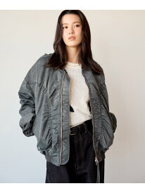 【PBLIM】ギャザーミリタリーブルゾン PAGEBOYLIM ページボーイ ジャケット・アウター ブルゾン・ジャンパー グレー カーキグリーン【送料無料】[Rakuten Fashion]