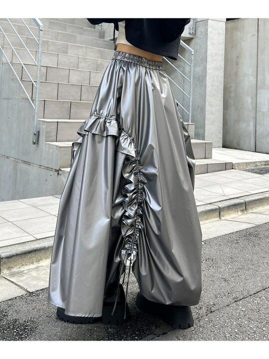 楽天市場】【SALE／20%OFF】メタリックドロストギャザースカート  