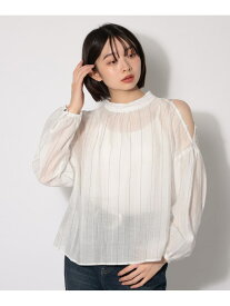 【SALE／68%OFF】2WAYショルダーブラウス PAGEBOY ページボーイ トップス シャツ・ブラウス ホワイト ブラック ブルー【RBA_E】[Rakuten Fashion]