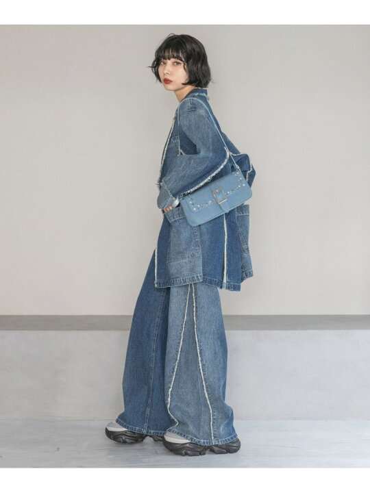 楽天市場】【SALE／36%OFF】ストライプデニムジャケット PAGEBOY 