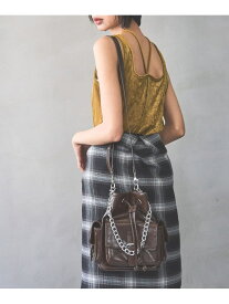 【SALE／16%OFF】チェーンキンチャクBAG PAGEBOY ページボーイ バッグ ショルダーバッグ ブラウン ブラック【RBA_E】【送料無料】[Rakuten Fashion]