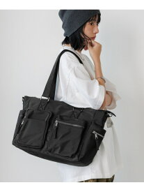 10ポケットボストンバッグ PAGEBOYLIM ページボーイ バッグ ショルダーバッグ ブラウン カーキグリーン グレー ブラック【送料無料】[Rakuten Fashion]