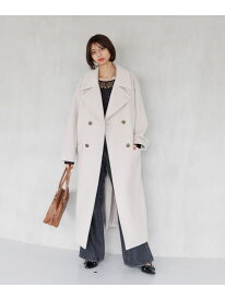 【SALE／60%OFF】ウーリーテックロングコート PAGEBOY ページボーイ ジャケット・アウター ステンカラーコート ブラック ベージュ【RBA_E】【送料無料】[Rakuten Fashion]