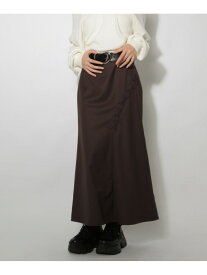 【SALE／52%OFF】レースアップアソートナロースカート PAGEBOY ページボーイ スカート ロング・マキシスカート ブラック グレー ブラウン【RBA_E】[Rakuten Fashion]