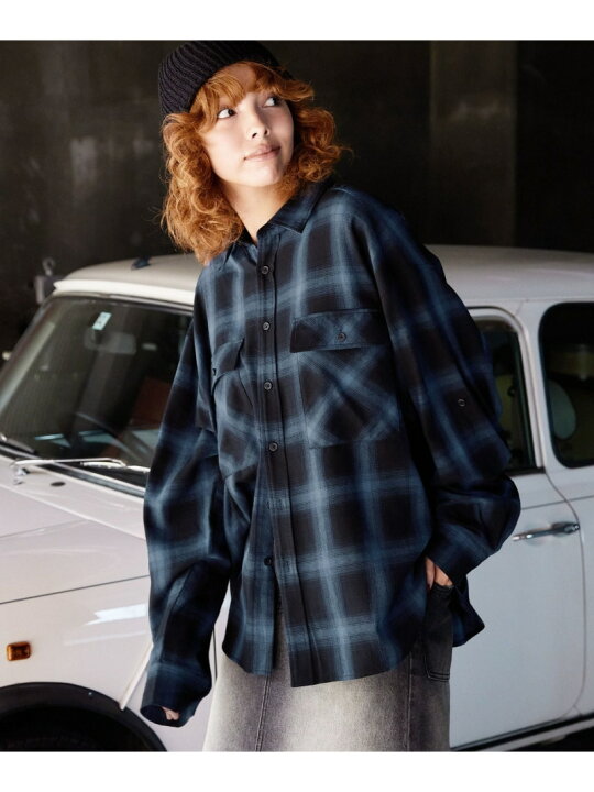 楽天市場】(U)LMオンブレチェックシャツ PAGEBOY ページボーイ 