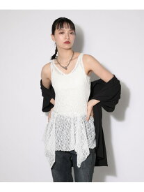 【SALE／68%OFF】イレヘムレイヤードワンピース(ノースリーブ) PAGEBOY ページボーイ ワンピース・ドレス チュニック ホワイト ブラック【RBA_E】[Rakuten Fashion]