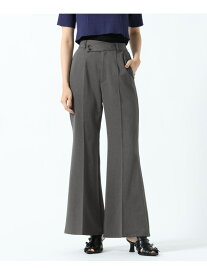 【SALE／50%OFF】ウエストデザインフレアパンツ PAGEBOY ページボーイ パンツ スラックス・ドレスパンツ グレー ブラック【RBA_E】【送料無料】[Rakuten Fashion]