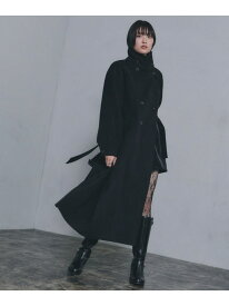 【WEB先行予約】ウーリーテックチェスターコート PAGEBOY ページボーイ ジャケット・アウター ステンカラーコート グレー ブラック ブルー【先行予約】*【送料無料】[Rakuten Fashion]