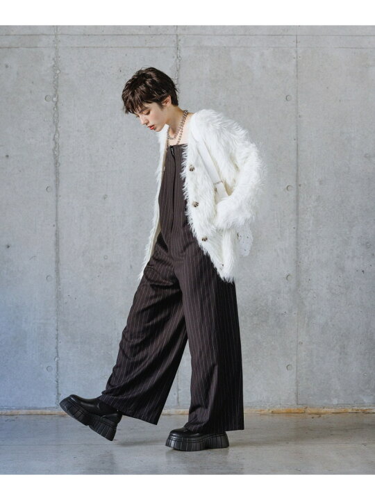 楽天市場】【SALE／46%OFF】(W)ピンストサロペット PAGEBOY ページ 