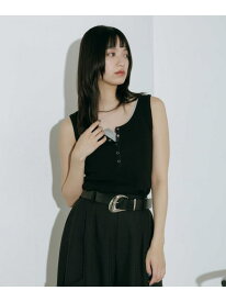 【SALE／20%OFF】クールヘンリータンク PAGEBOY ページボーイ トップス ノースリーブ・タンクトップ ブラック オレンジ グレー ブルー ブラウン【RBA_E】[Rakuten Fashion]