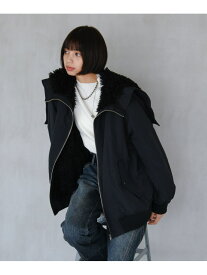 【SALE／53%OFF】リバーシブルファーN2B PAGEBOY ページボーイ ジャケット・アウター ブルゾン・ジャンパー ブラック ホワイト ブラウン【RBA_E】【送料無料】[Rakuten Fashion]
