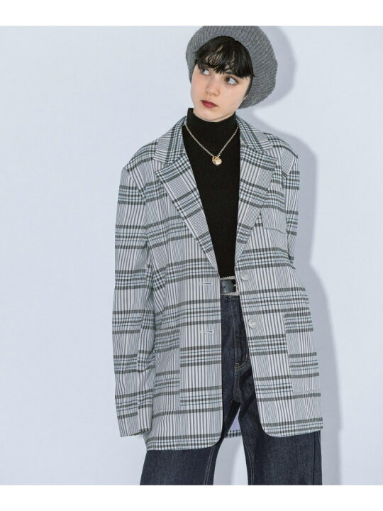 楽天市場】【SALE／40%OFF】(W)チェックブレザーJKT PAGEBOY ページ 