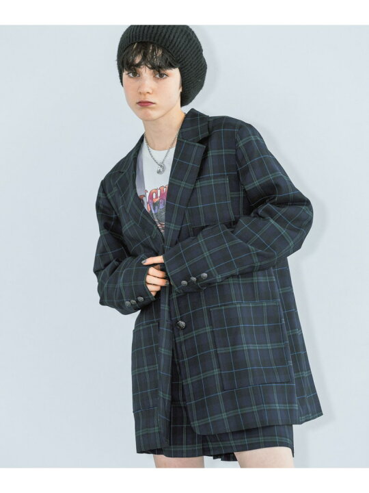 楽天市場】【SALE／40%OFF】(W)チェックブレザーJKT PAGEBOY ページ 