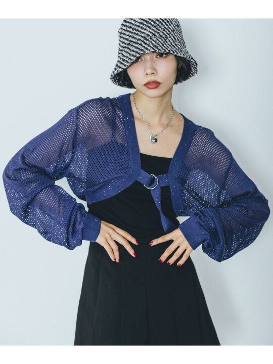 楽天市場】【SALE／52%OFF】スパンコールメッシュボレロ PAGEBOY 